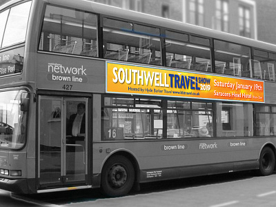 Bus Advertising advertising design graphic deisgn illustration typography