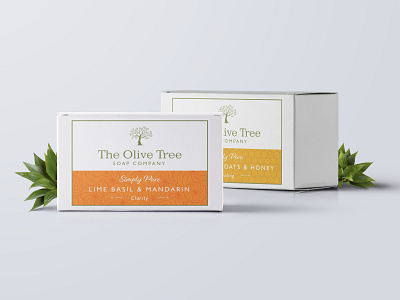 Olive Tree Soap label 1 packaging packaging mockup soap label design