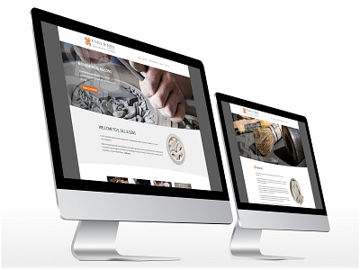 E.Gill & Sons masonry website graphic design logo website concept website design