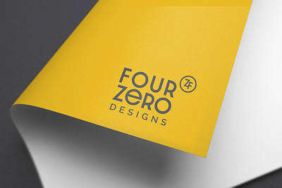 Four Zero Logo Design branding design graphic design logo typography