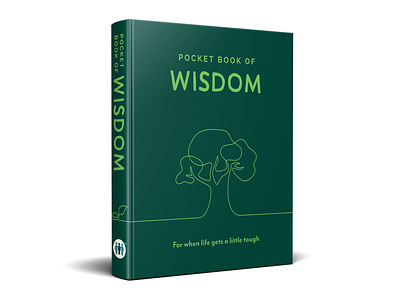 Wisdom book cover book cover design graphic design