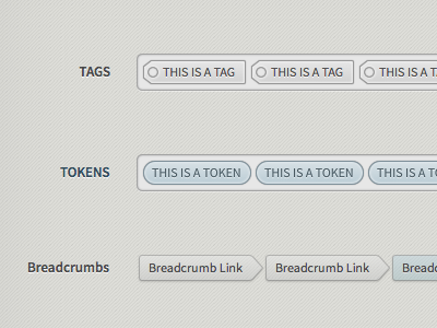 Tags, Tokens & Breadcrumbs Oh My! breadcrumbs dan maitland tags tokens ui