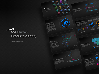 Product Identity application dan maitland icon logo