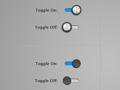 Toggles by Dan Maitland on Dribbble
