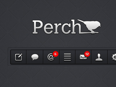 Perch application client dan interface maitland perch twitter ui user