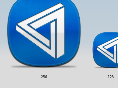 Application Icon blue dan maitland icon ui