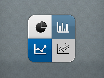 Grid Icon blue dan maitland gray icon statistics ui visualizations