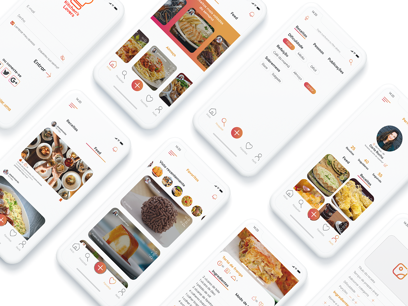 UI/UX Culinary App by Caio Beraldi on Dribbble