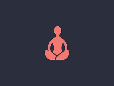 Come sit with us branding icon logo meditate meditation sit yoga