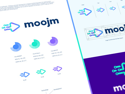 Moojm brand branding development growth guidelines icon logo software