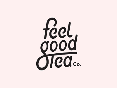 Feel Good Tea art beverages branding feel good graphicdesign handletter identity design illustration logo logo design packaging strategy tea typeface