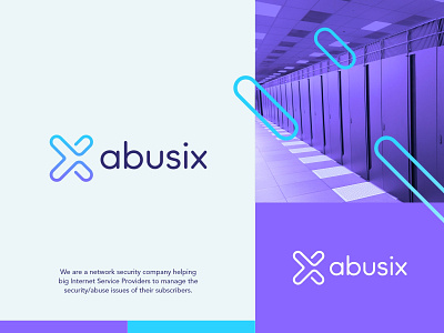 Abusix abuse brand brandidentitydesign branding coding graphicdesign hacker icon identity information technology logo migration network programmer safety security security app x