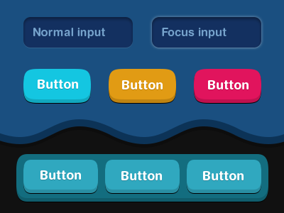 WIP: Game Website button buttons dark dark blue form input menu