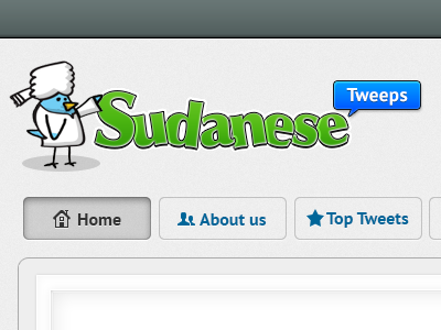 Sudanese Tweeps logo minimal minimalism twitter webdesign website