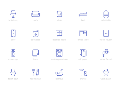 Household Icon animation app branding design flat icon identity illustration illustrator ios lettering logo minimal type typography ui ux vector web website