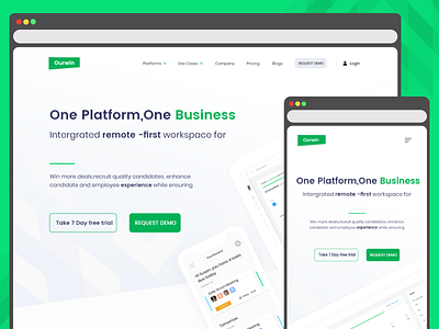 Employee Platform - Business website