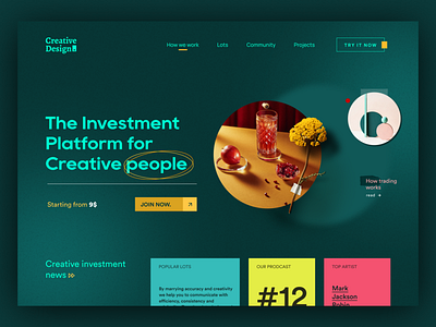 Creatives Investment Platform