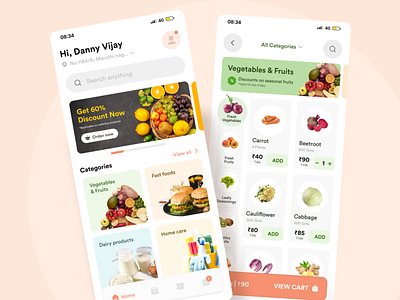 Grocery App UI