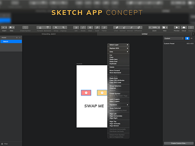 Sketch App : Concept app design concept design interaction design sketchapp ui ui design uidesign uxdesign