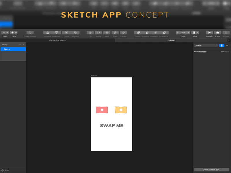 Sketch App - Concept