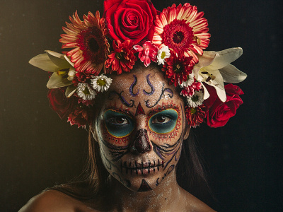 Catrina catrina diadelosmuertos make up mexico photoshop portrait studio