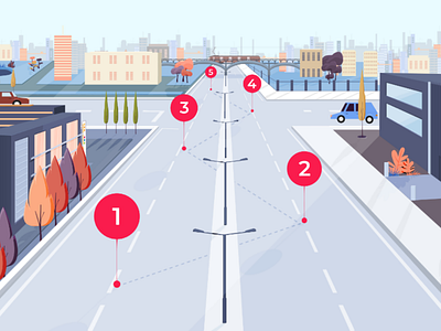 City infographic 2 adobeillustrator bridge buildings city illustration infographic streets train vector