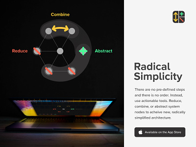 Radical Simplicity App add app branding concept design