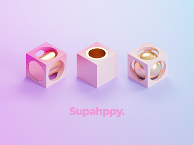 Supahppy Dev Studio Branding branding happy logo