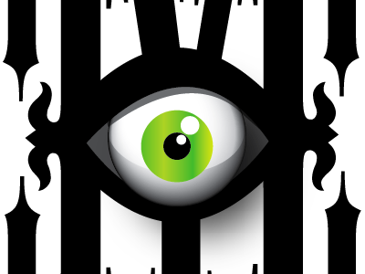 Eye (part of a logo idea) eye green logo