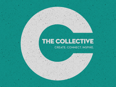 Collective Lrg Logo c letter logo monogram neutraface teal