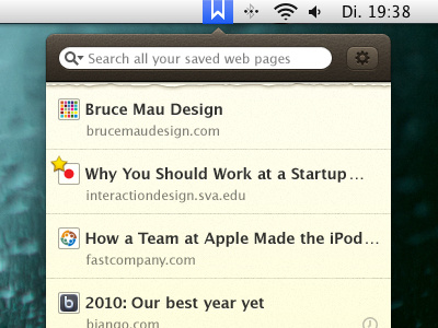 Later – App Mockup app idea instapaper interface mockup