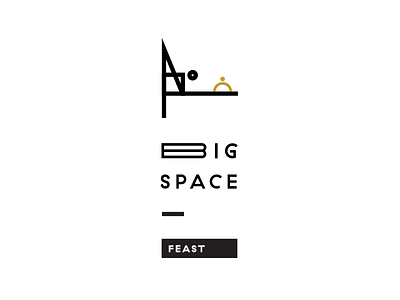 Big Space Yoga Lockup branding identity logo yoga