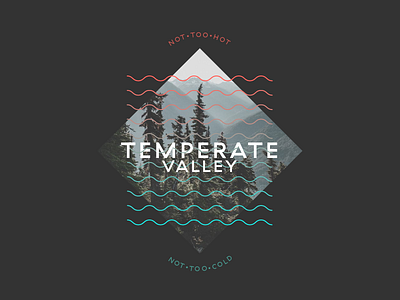 Temperate Valley badge hunting badgehunting illustration national park park