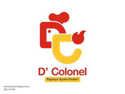 DColonel logo branding icon logo vector