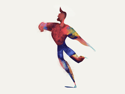 Legend character colors football illustration messi rebound style