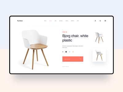 Furniture purchase regular page design 品牌 应用 网页