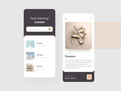 Shopping application UI design application design 品牌 商城 时尚 用户体验