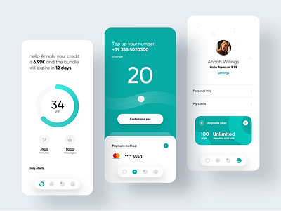 Finance: Mobile interface