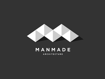 ManMade Architecture architecture branding identity jjs joseph shields letter m logo m