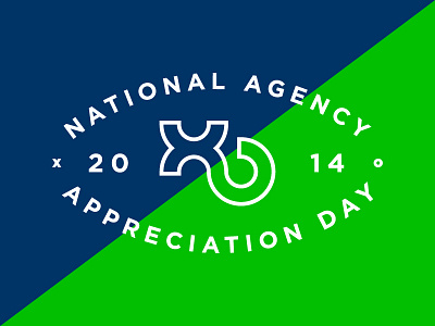 National Agency Appreciation Day, XO branding event logo xo