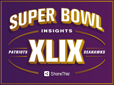 Super Bowl football joseph j shields joseph shields logo patriots seahawks sharethis sports super bowl type typography xlix