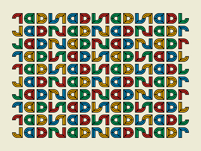 Don Lino's Pattern color d dl l logo monogram pattern