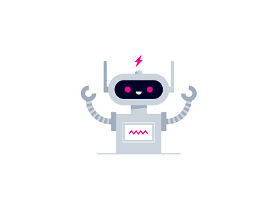 Chatbot illustration robot