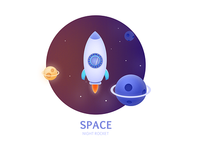 SPACE ae illustrations wallpaper ui