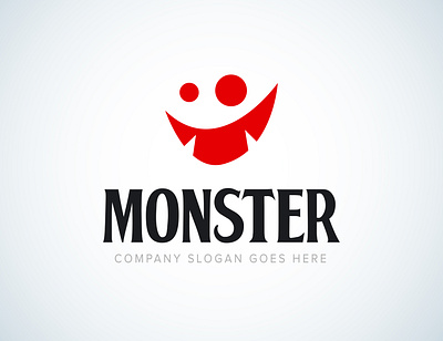 monster logo app design icon illustration lettering logo logodesign logotype ui vector