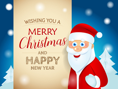 Ded moroz, ho ho ho christmas illustration new year vector