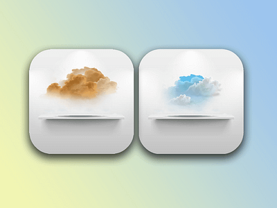 Soundcloud & iCloud Folder App Icons from “onDisplay” apple design icon design icons illustration ios ios 14 ios theme kid1carus theme