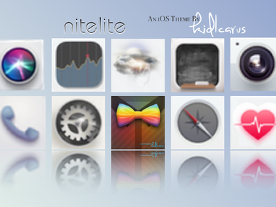 nitelite | an iOS theme by kid1carus