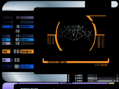 Klingon Empire 3D Map LCARS Display Animated Apple Watch Face animated apple watch kid1carus klingon lcars star trek watch face