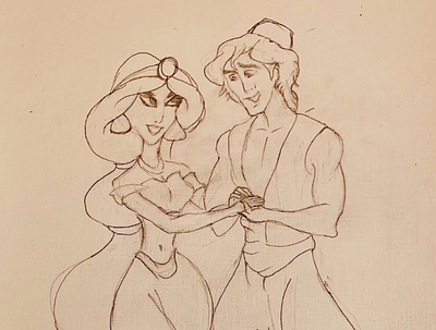 Aladdin & Jasmine <3 aladdin disney
